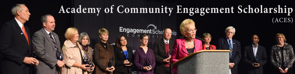 Academy of Community Engagement Scholarship Banner